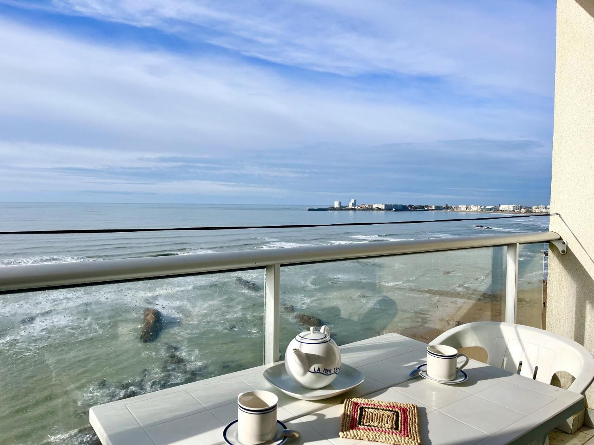 Joli Appartement Avec Vue Imprenable Sur La Baie Des Sables - 4 Pers Les Sables-dʼOlonne Exteriér fotografie